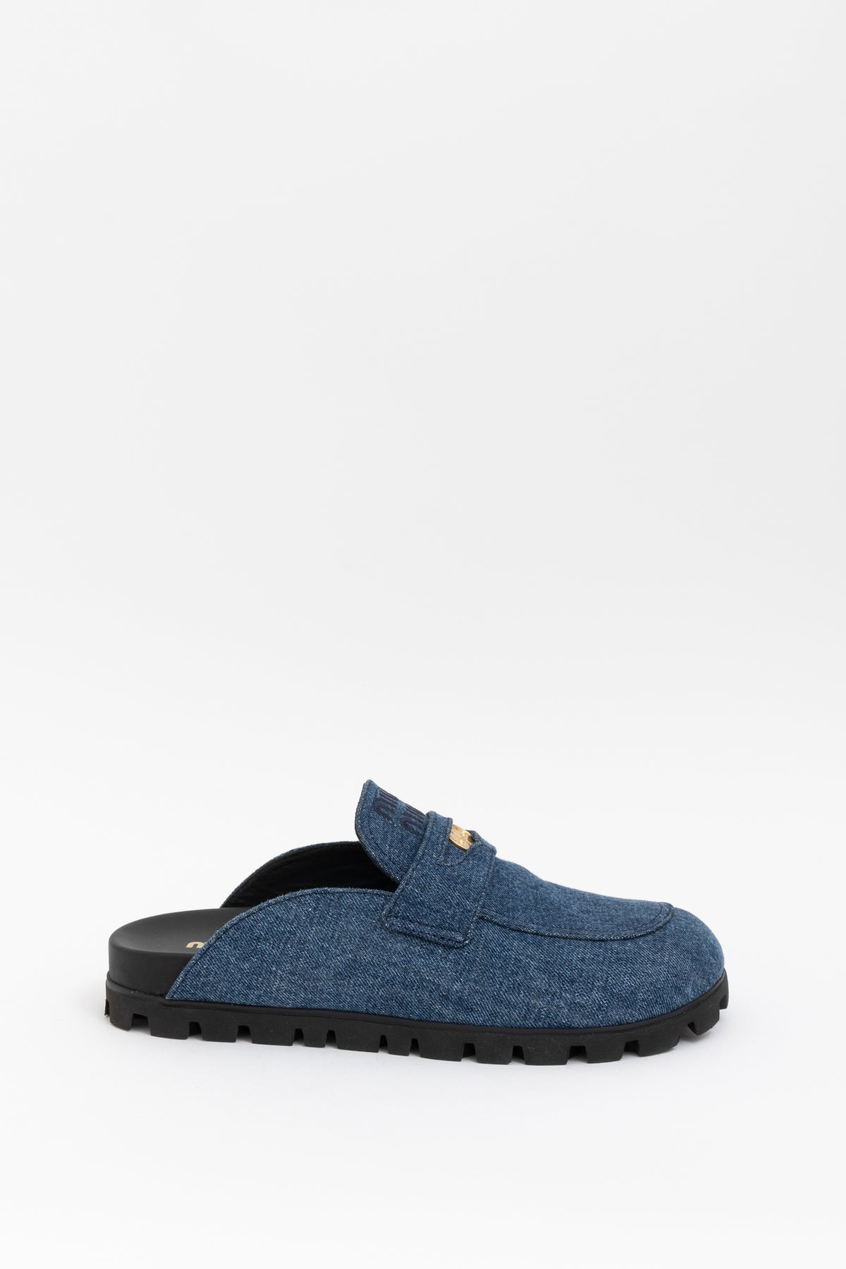 Denim Mules