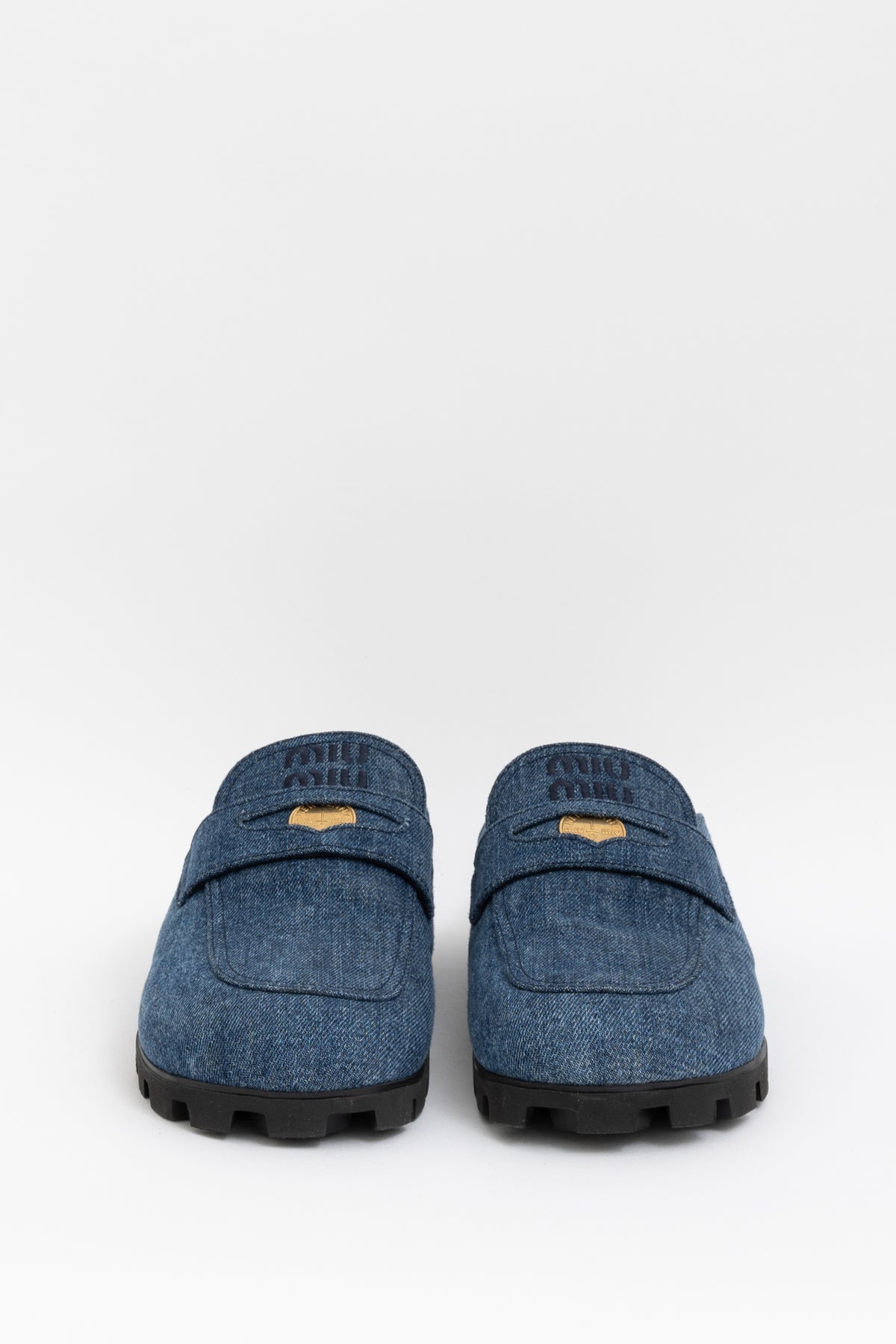 Denim Mules