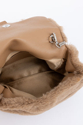 Madeline Faux-Fur Shoulder Bag