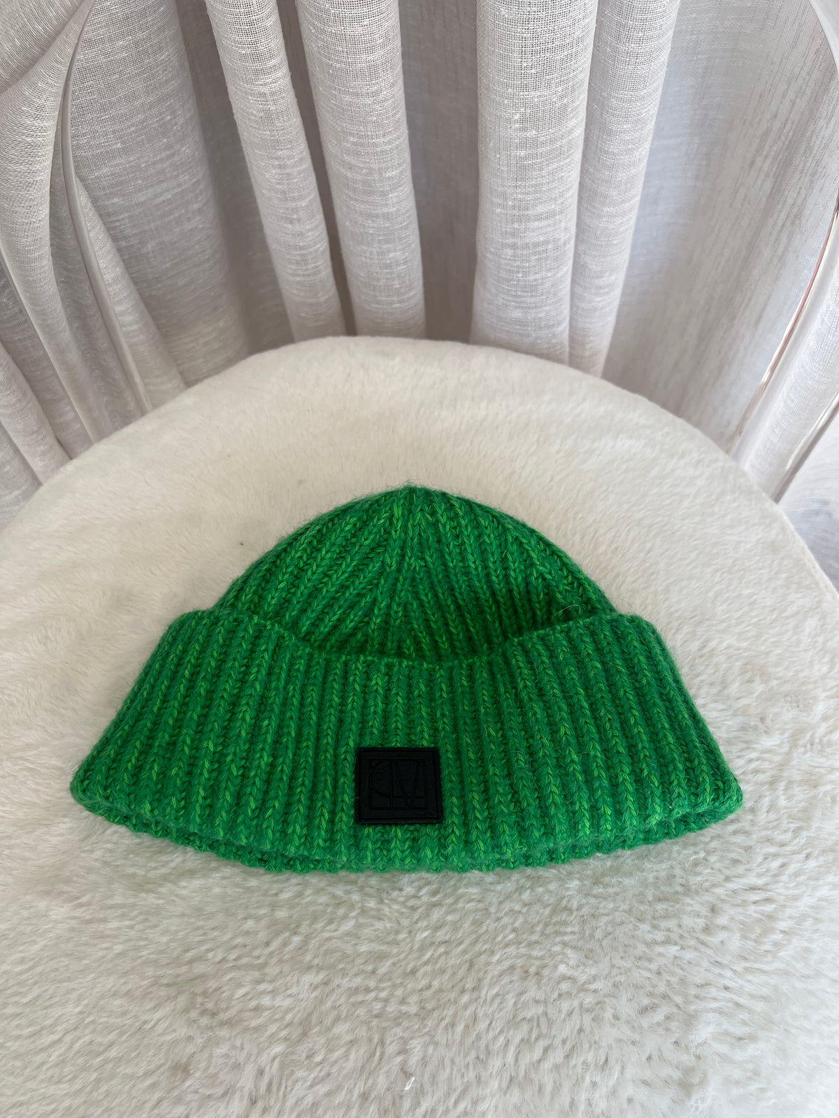 Camilla and Marc Zinnia Emerald Green Beanie, O/S