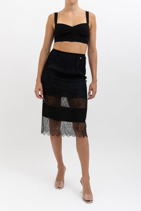 Lace Midi Skirt