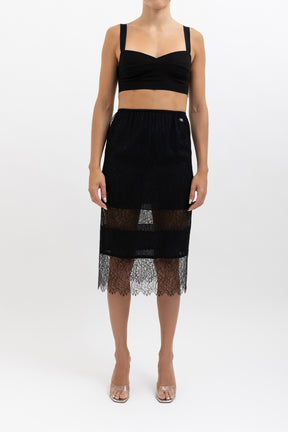 Lace Midi Skirt