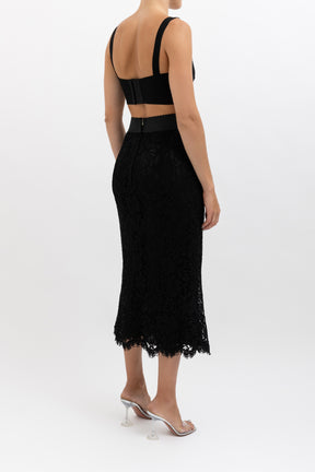 Lace Pencil Skirt