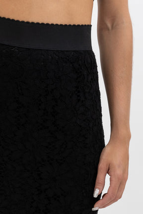 Lace Pencil Skirt