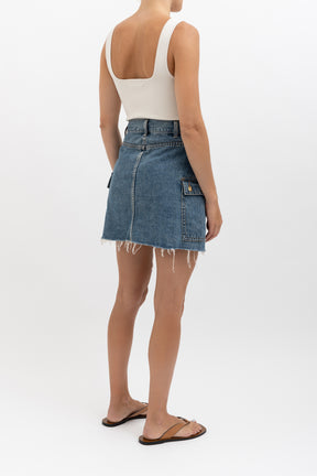 Denim Mini Skirt