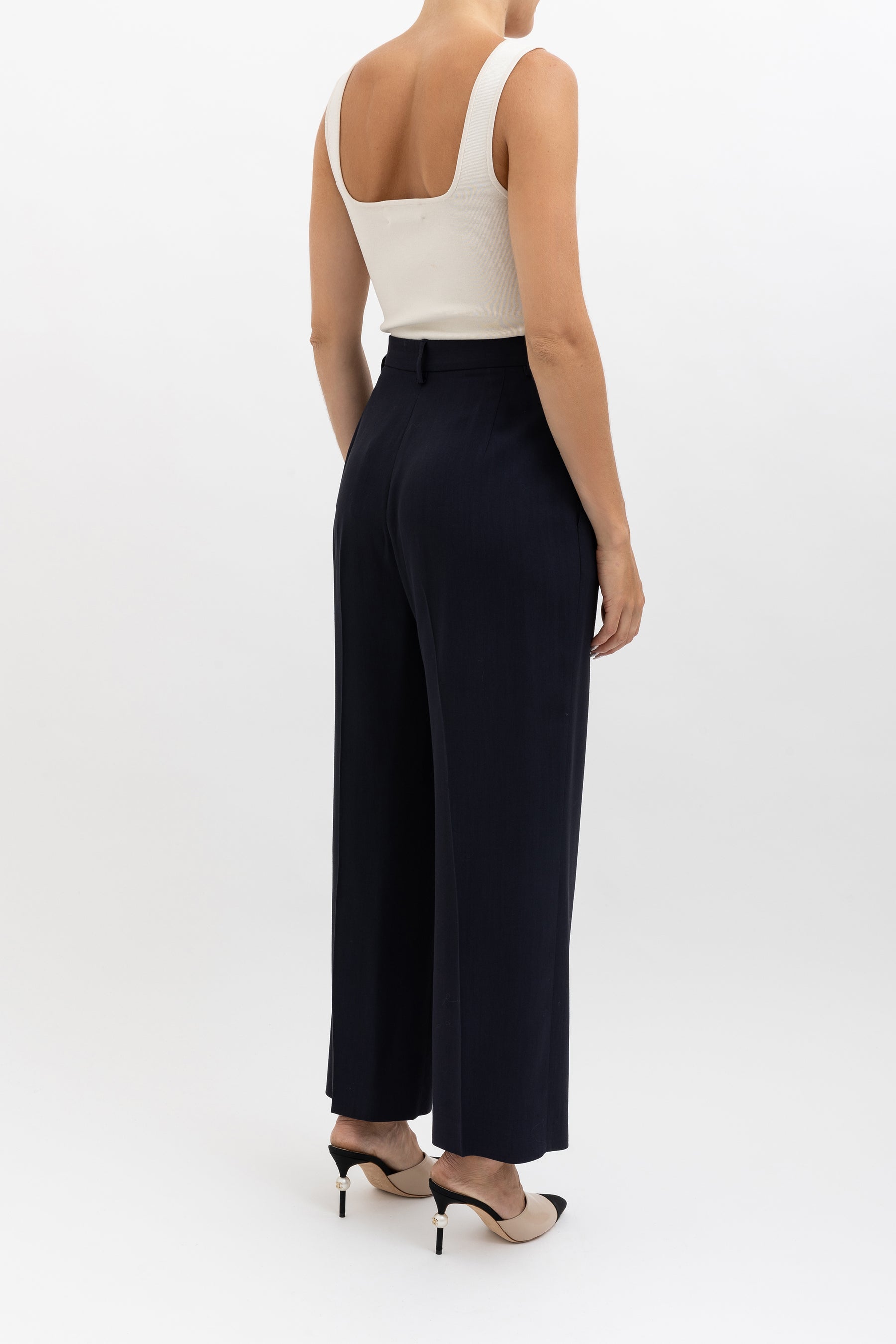 Tailored Cropped Trousers