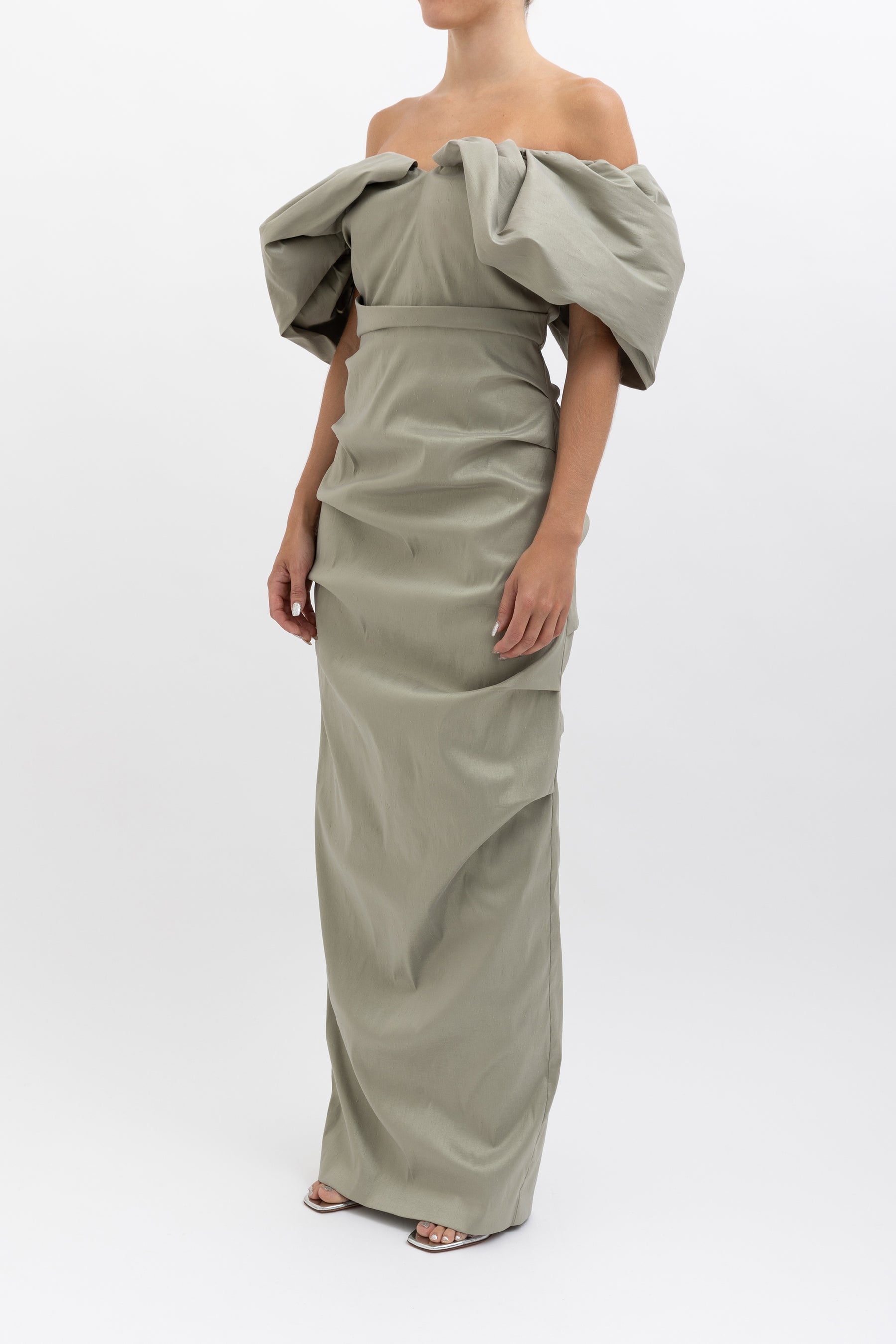 Frey Ruched Gown