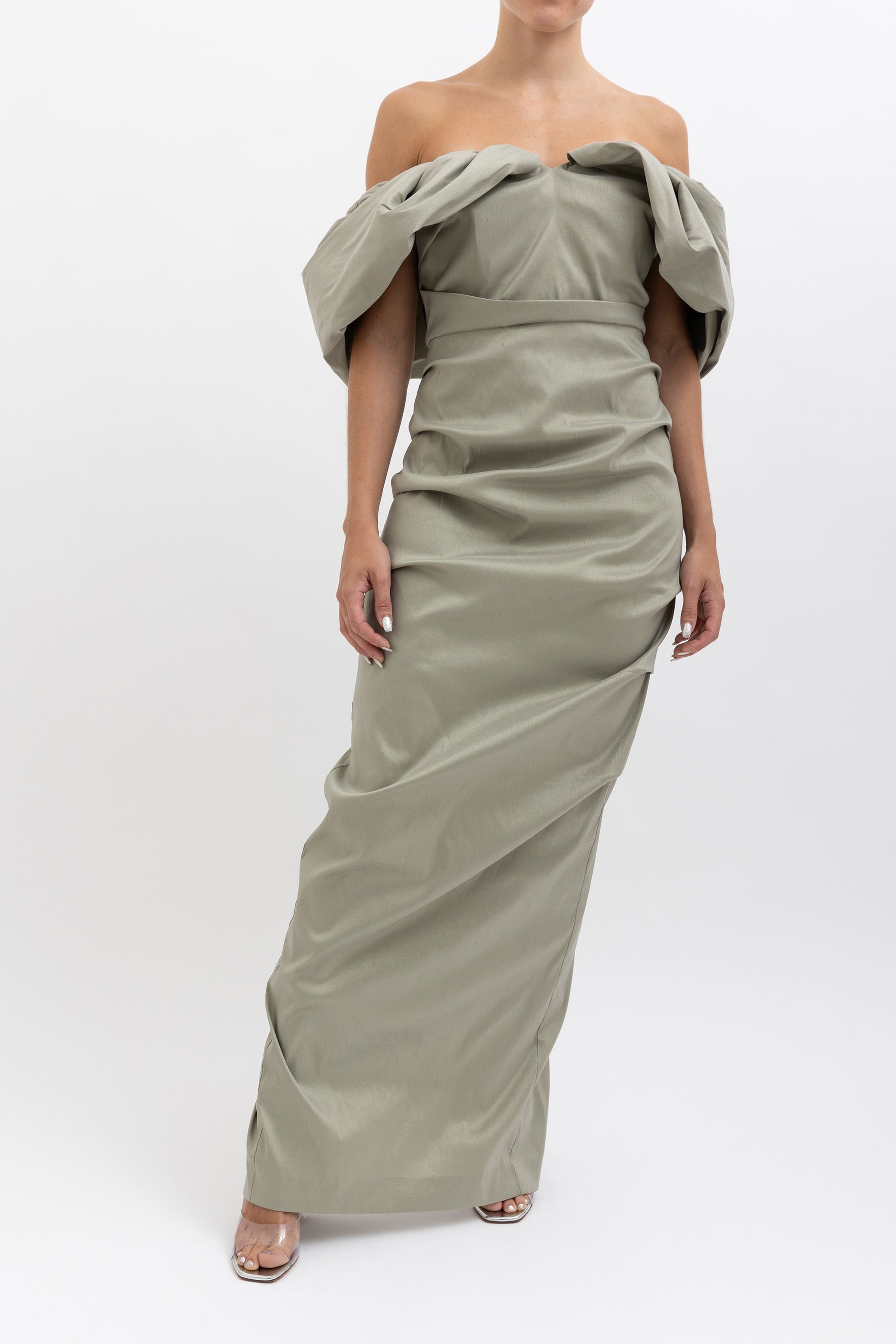 Frey Ruched Gown