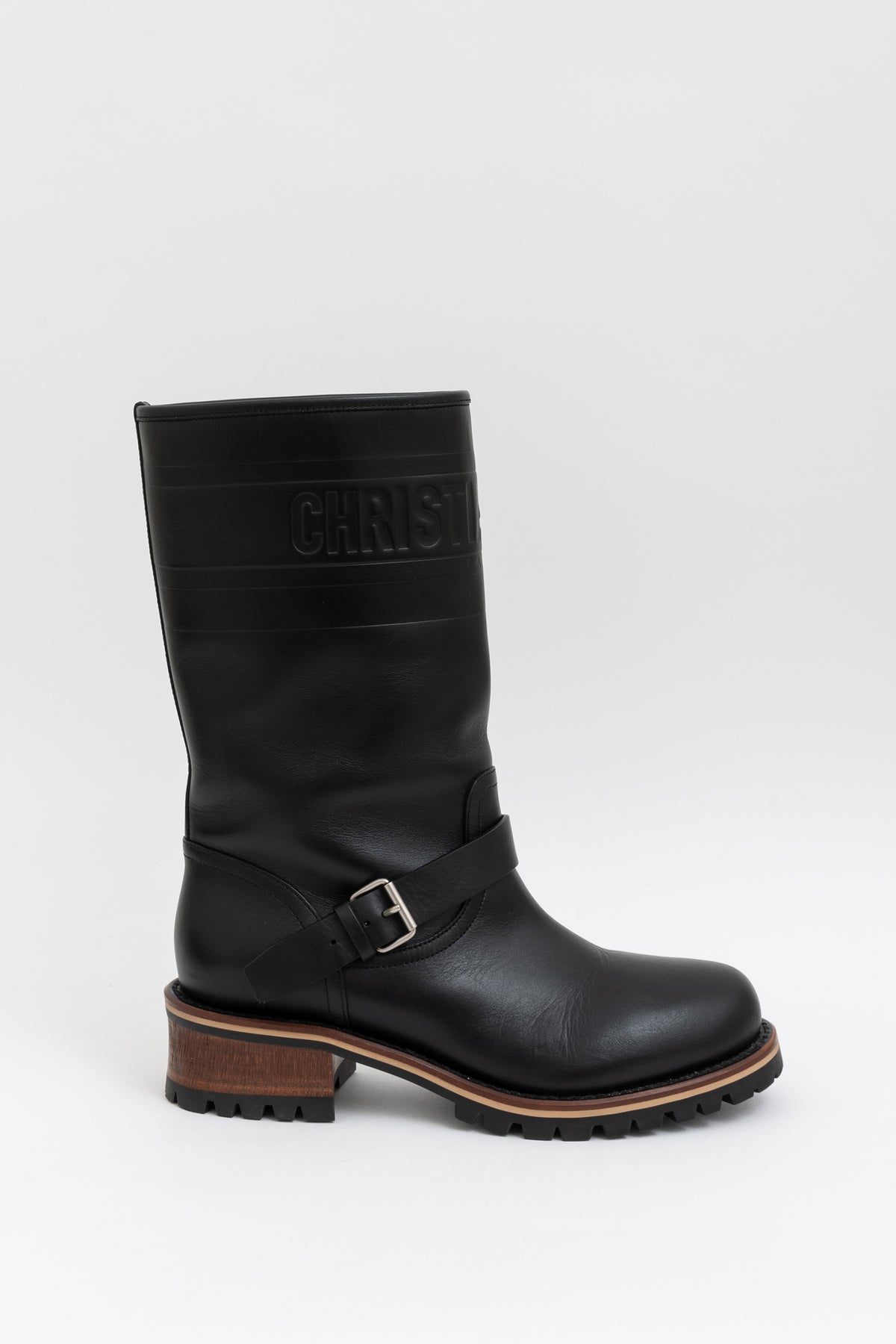 Leather Quest Logo Boots