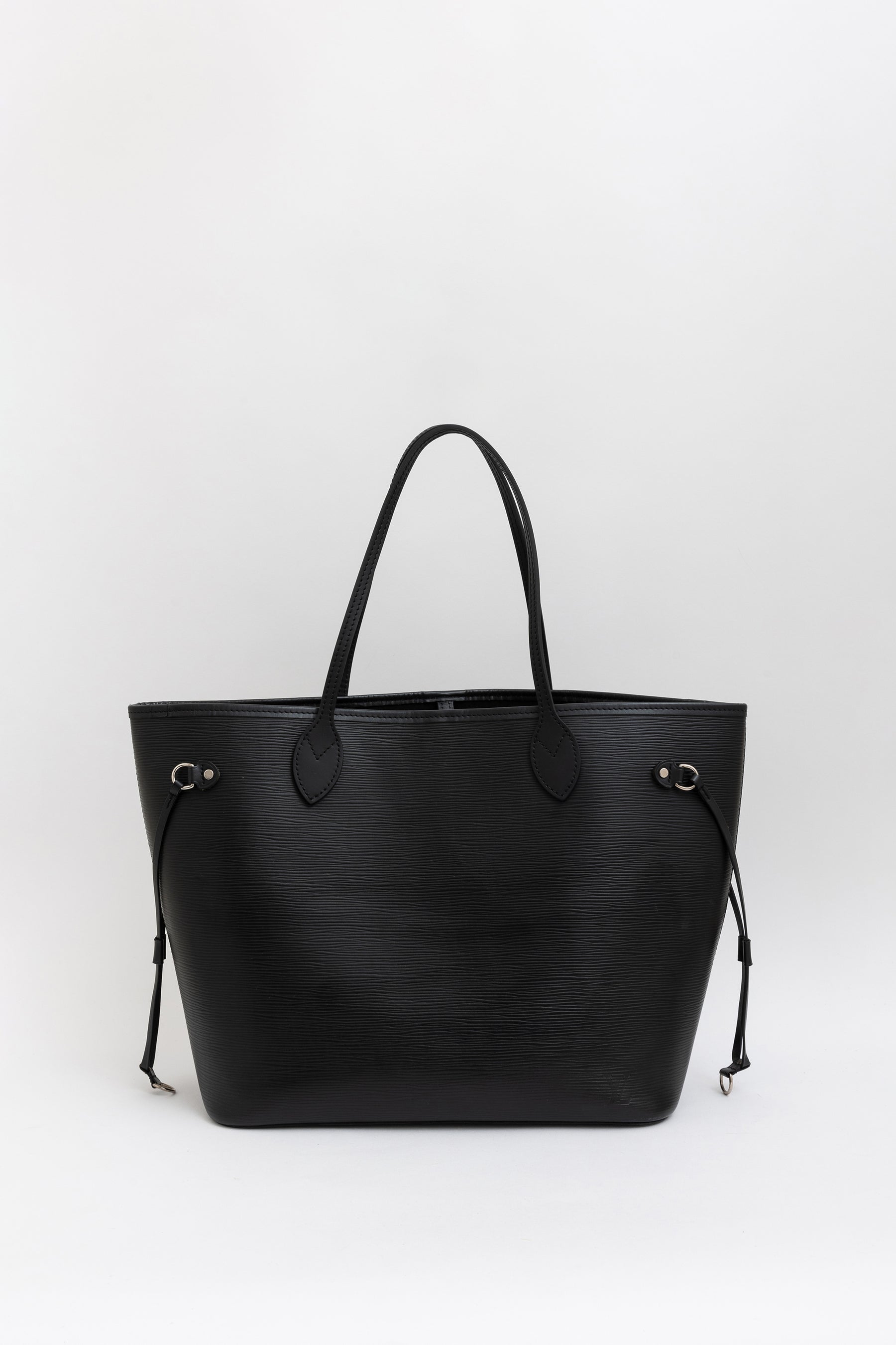 Neverfull MM Epi Leather Tote Black