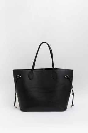 Neverfull MM Epi Leather Tote Black