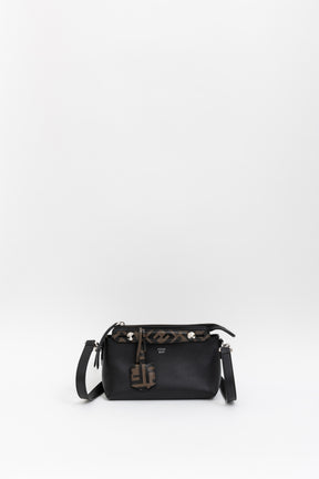 'By The Way' Small Black Leather Mini Boston Bag