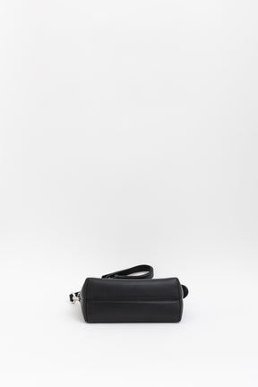 'By The Way' Small Black Leather Mini Boston Bag