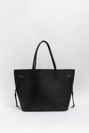 Neverfull MM Epi Leather Tote Black