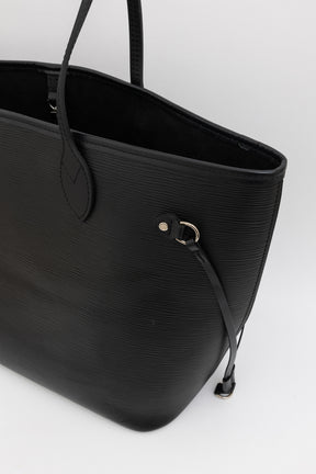 Neverfull MM Epi Leather Tote Black