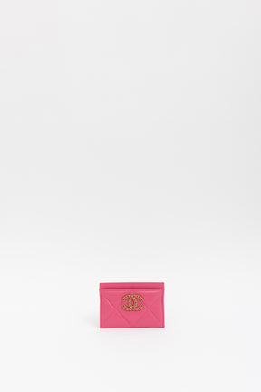 19 Hot Pink Card Holder