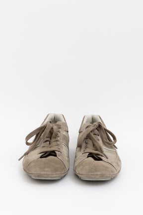 Suede Logo Sneakers