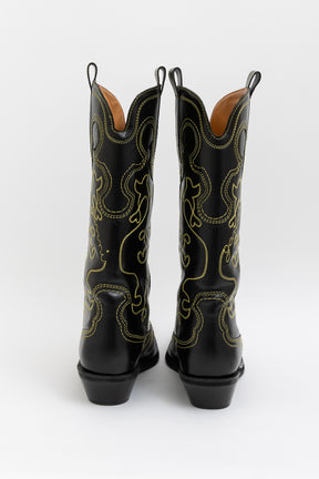 Embroidered Western Boots