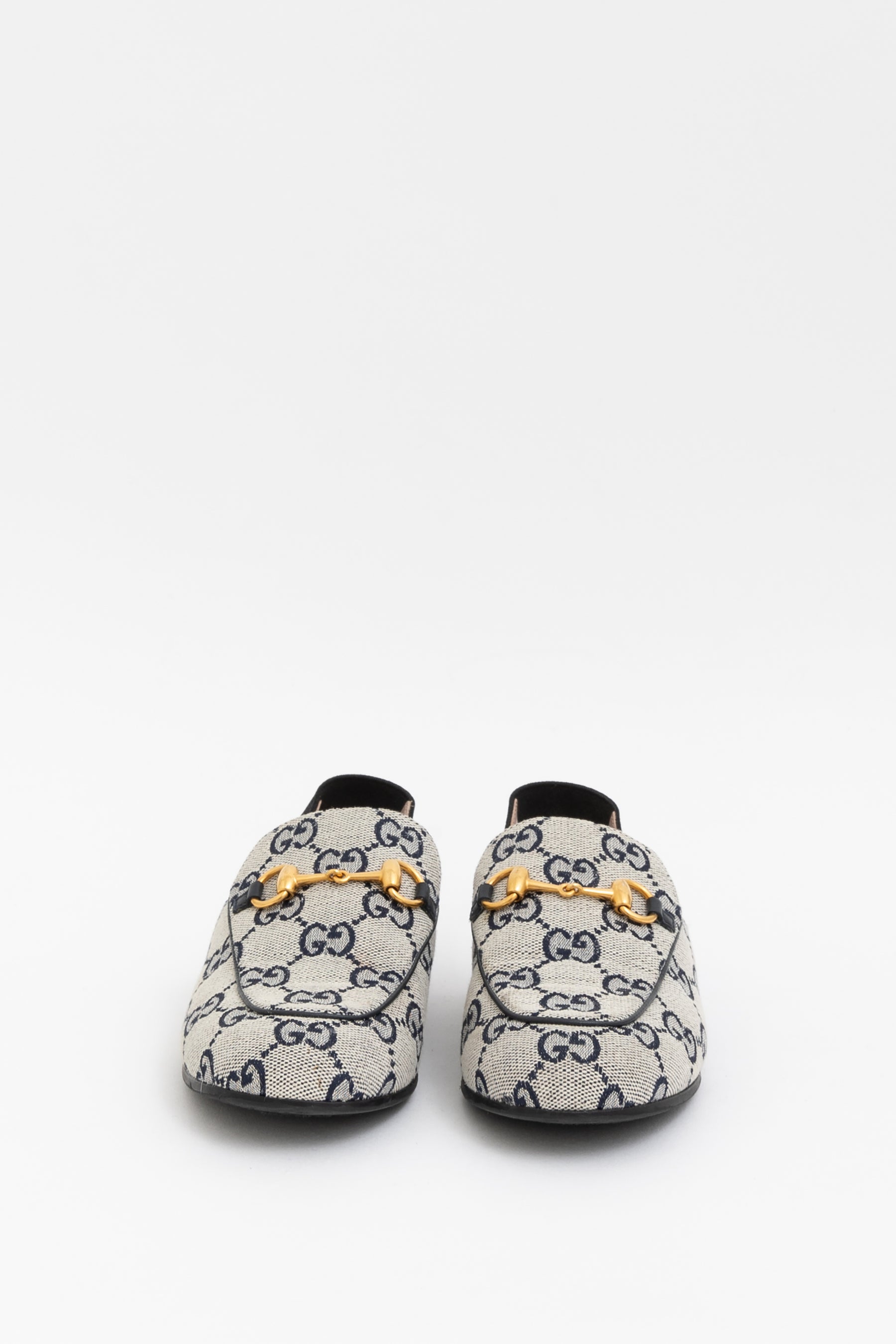 Kids Monogram Slingback Loafers