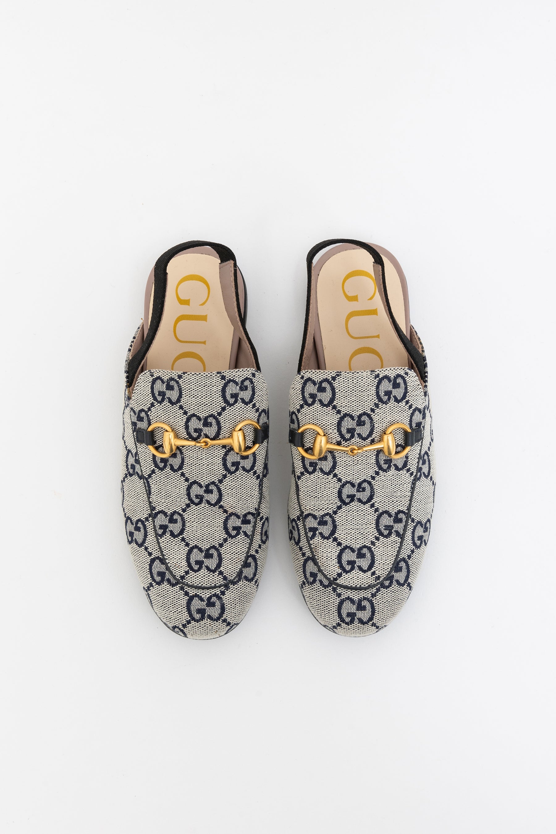 Kids Monogram Slingback Loafers