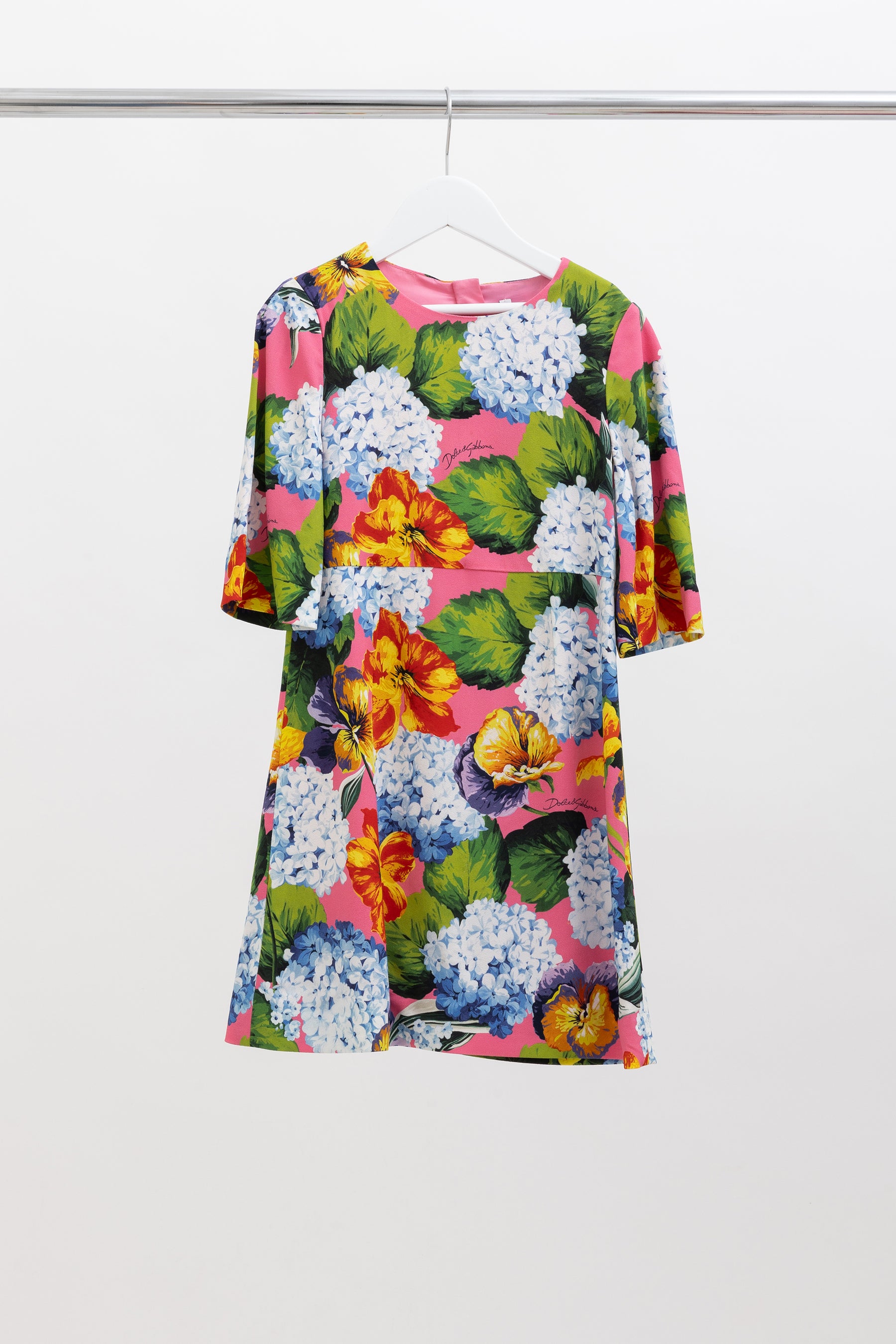 Kids Hydrangea Print Dress