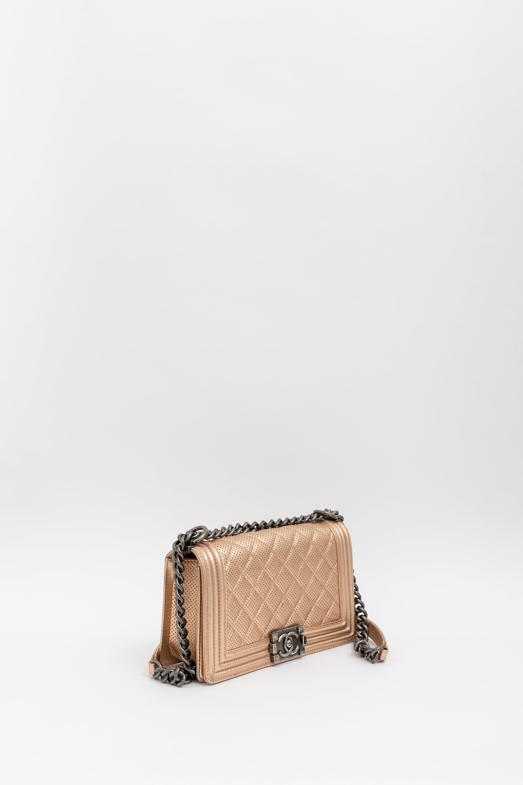 Perforated Medium Boy Bag