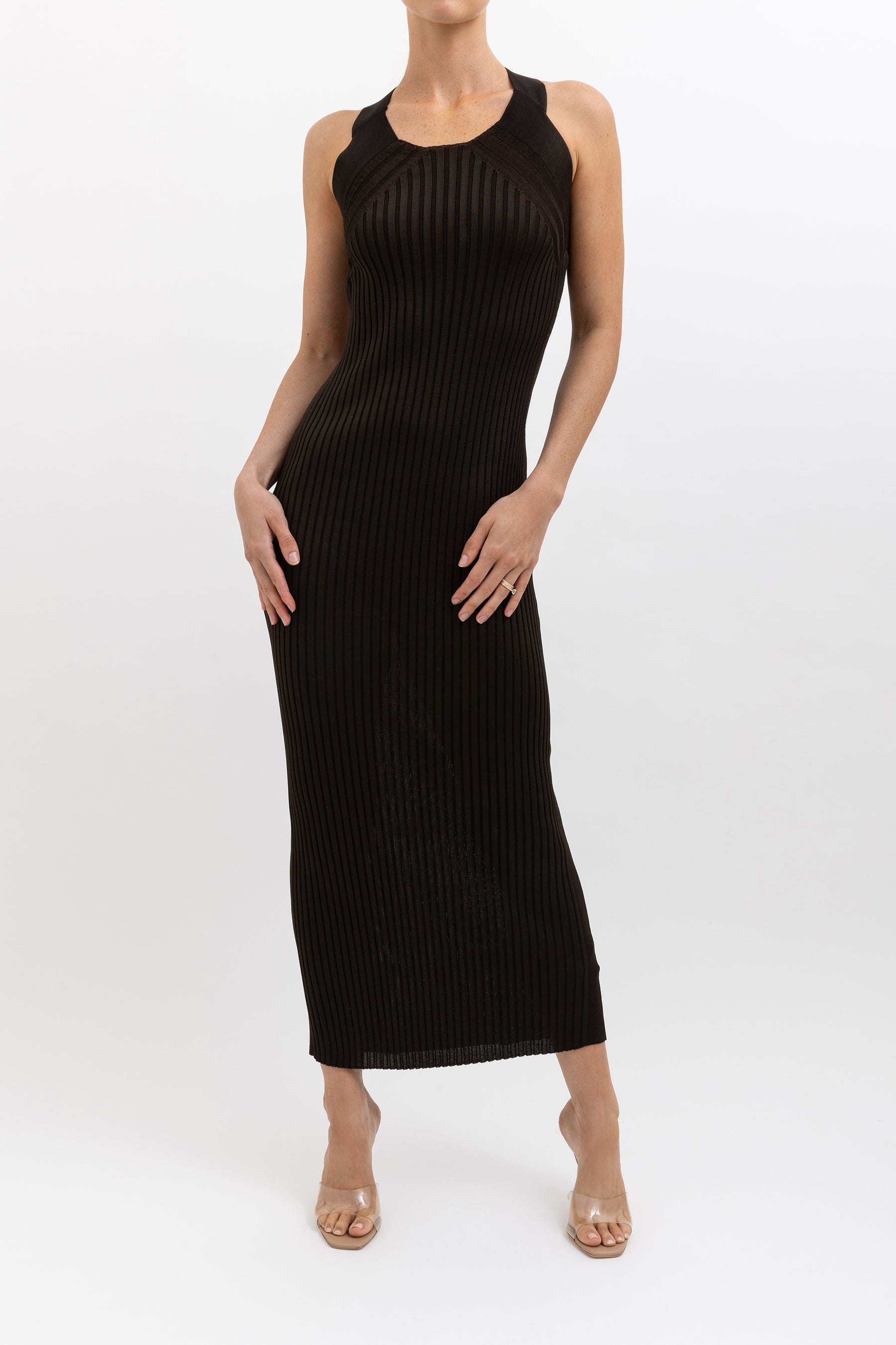 Sleeveless Knit Maxi Dress