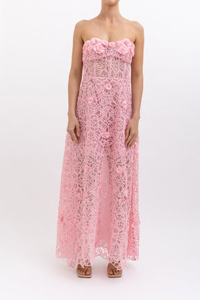 Tea Ceremony Maxi Dress Pink