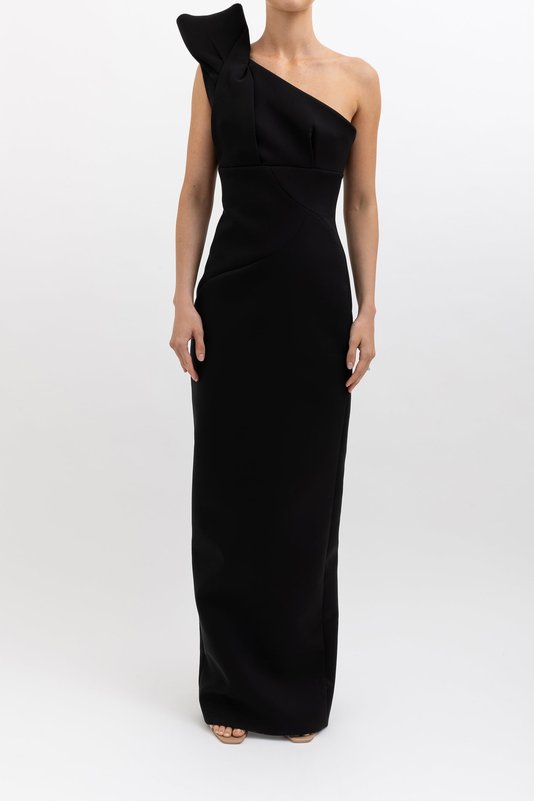 Miche One Shoulder Gown