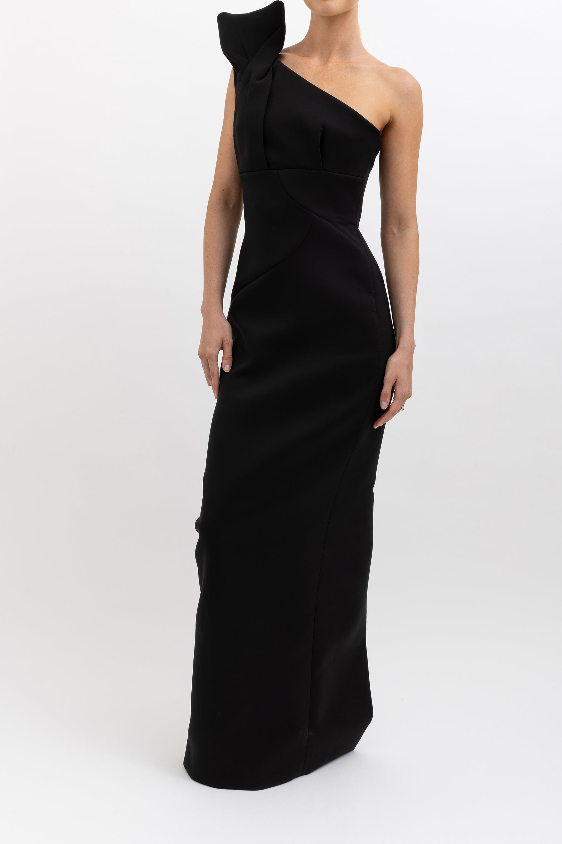 Miche One Shoulder Gown