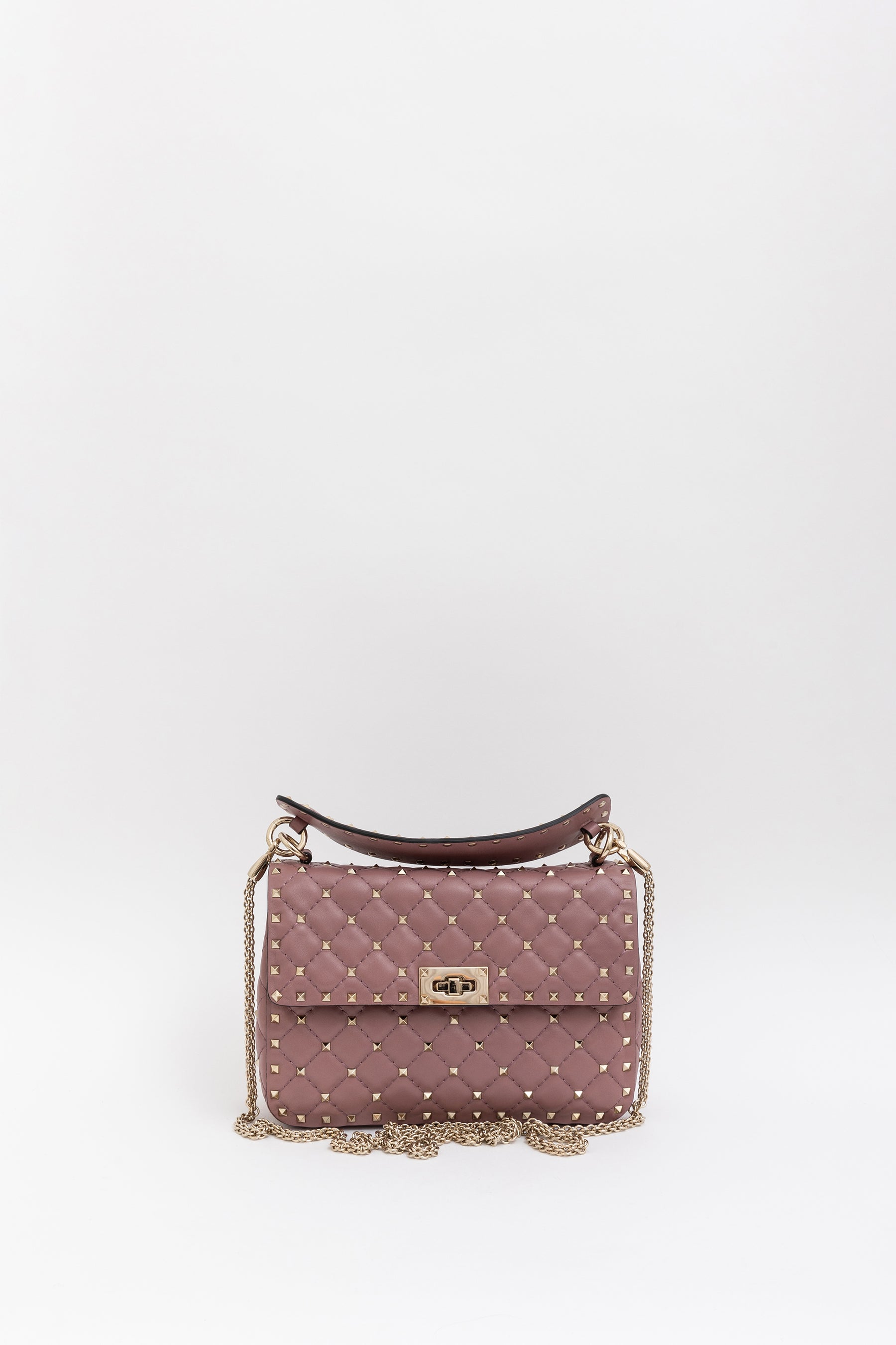 Rockstud Top Handle Bag