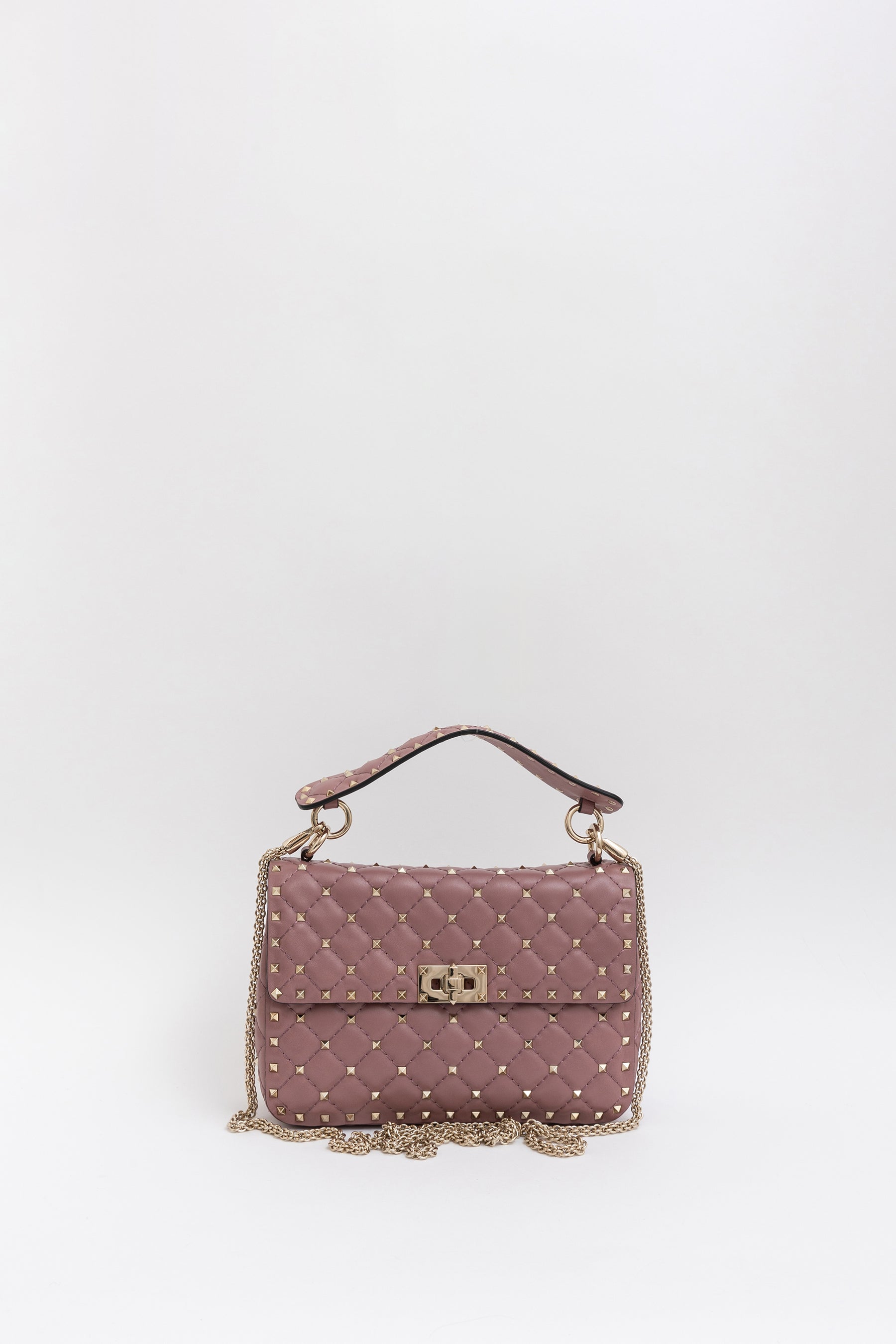 Rockstud Top Handle Bag