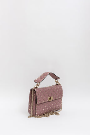 Rockstud Top Handle Bag