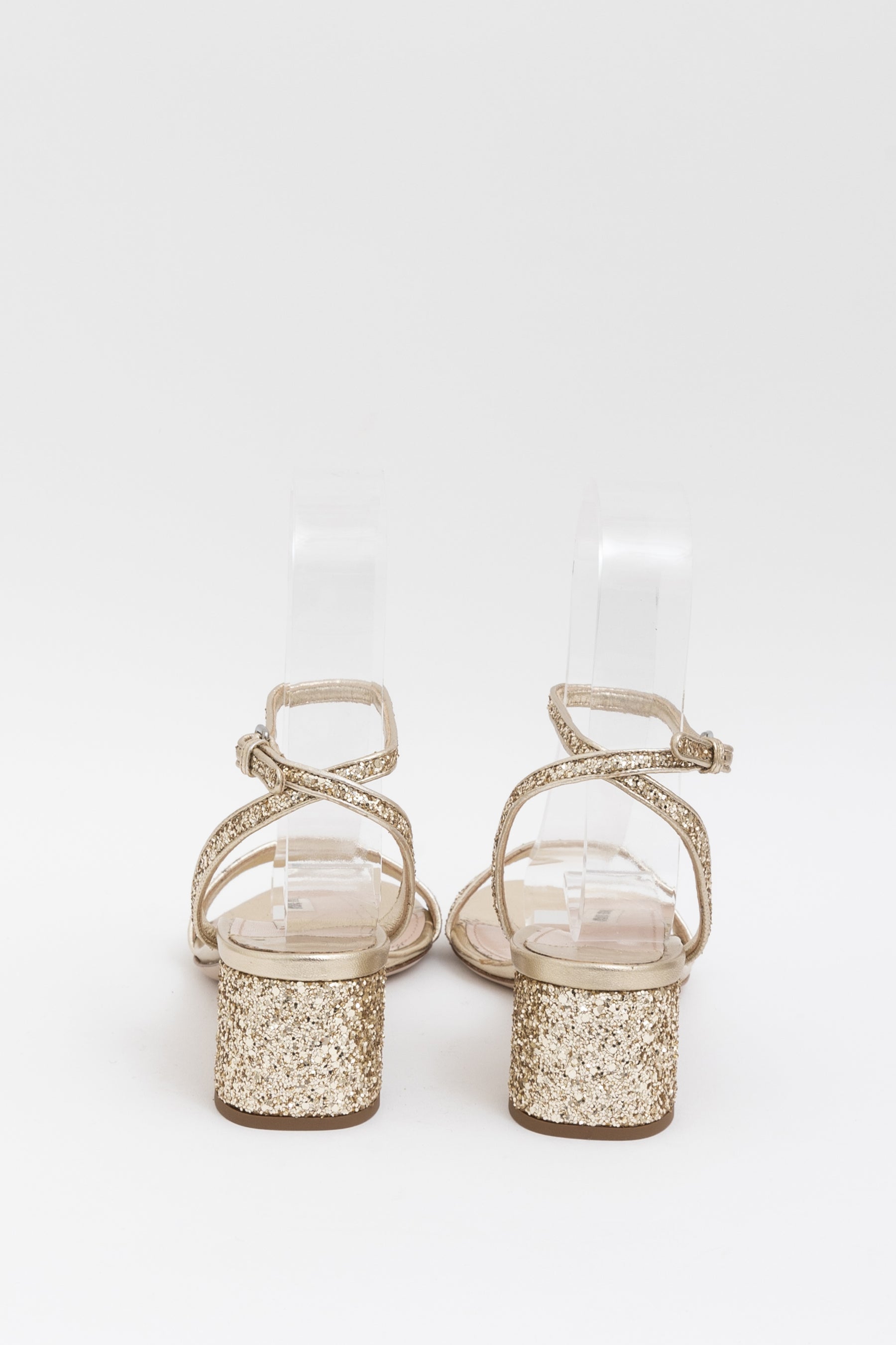 Glitter Strappy Sandals