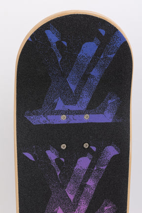 Virgil Abloh Neon LV Monogram Skateboard