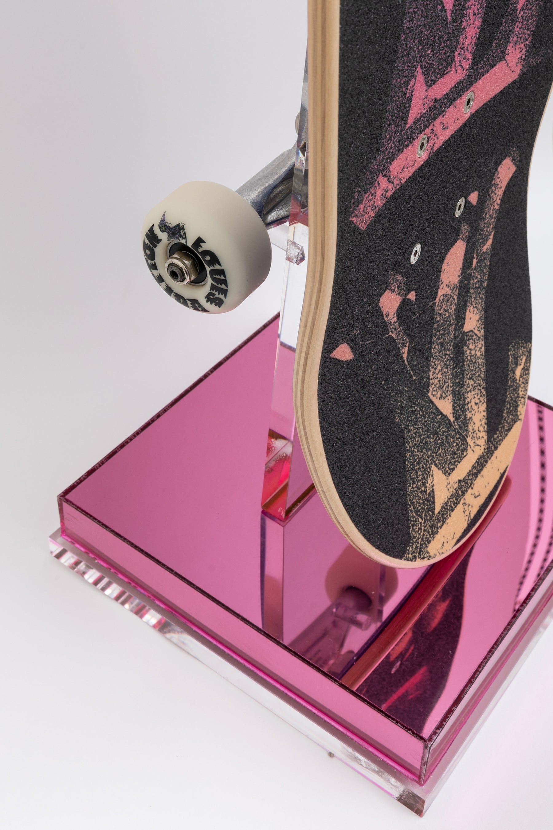 Virgil Abloh Neon LV Monogram Skateboard