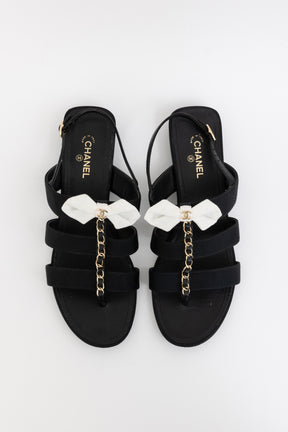 Bow Chain Detail Sandal