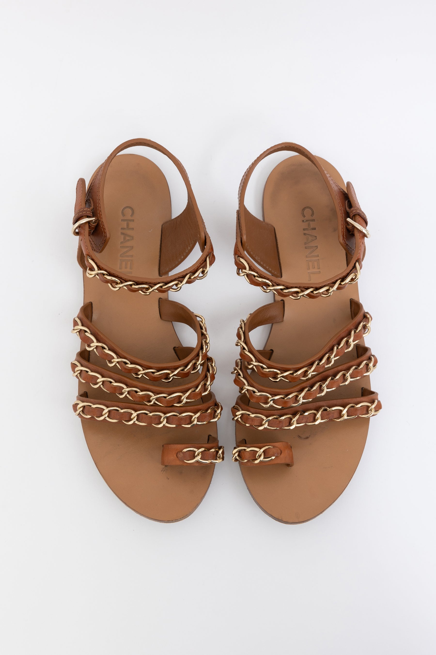 Chain Flat Sandals