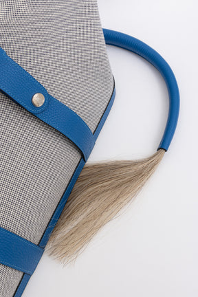 Tote Bag with Pony Hair Tassel