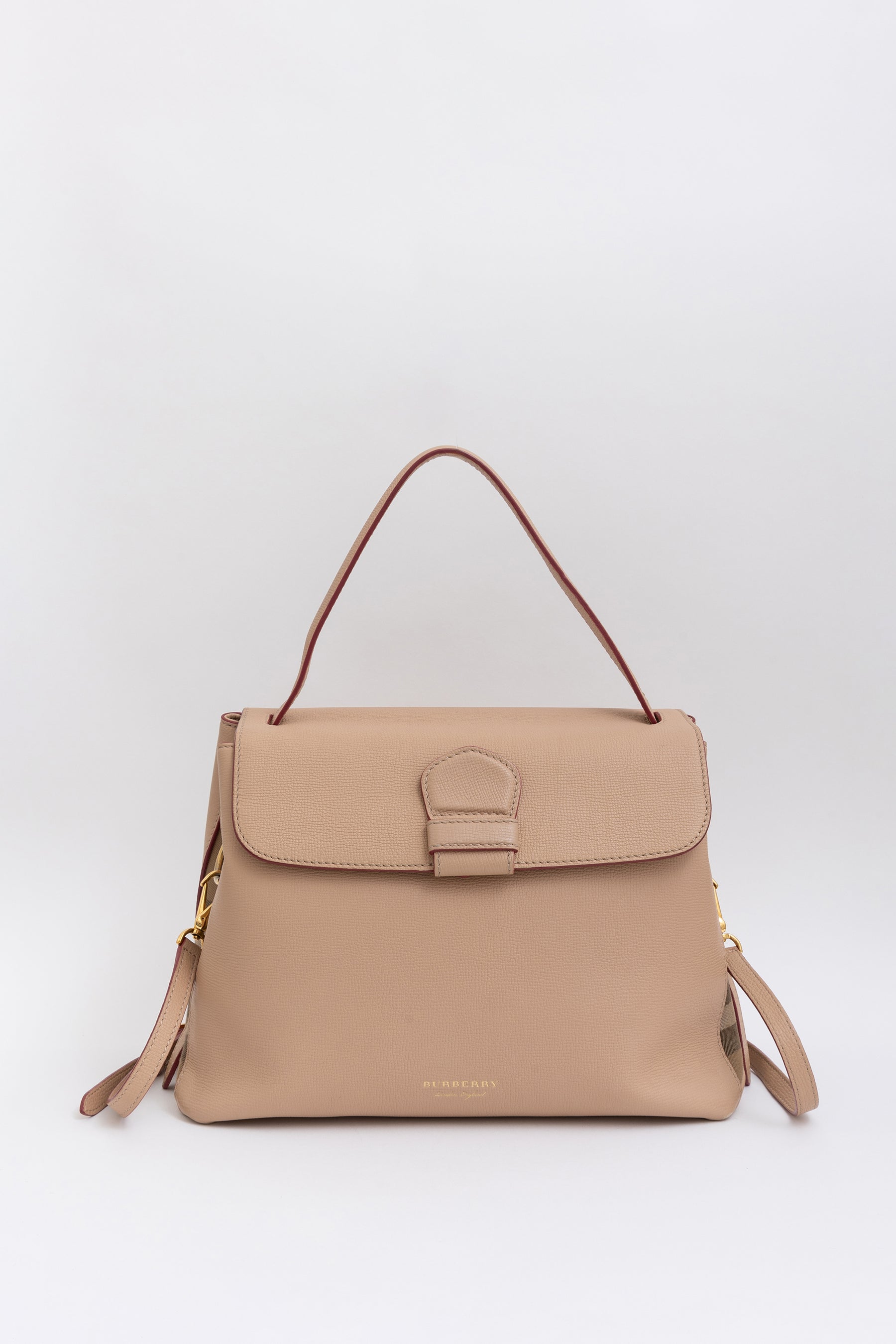 Camberley Leather Handbag Beige