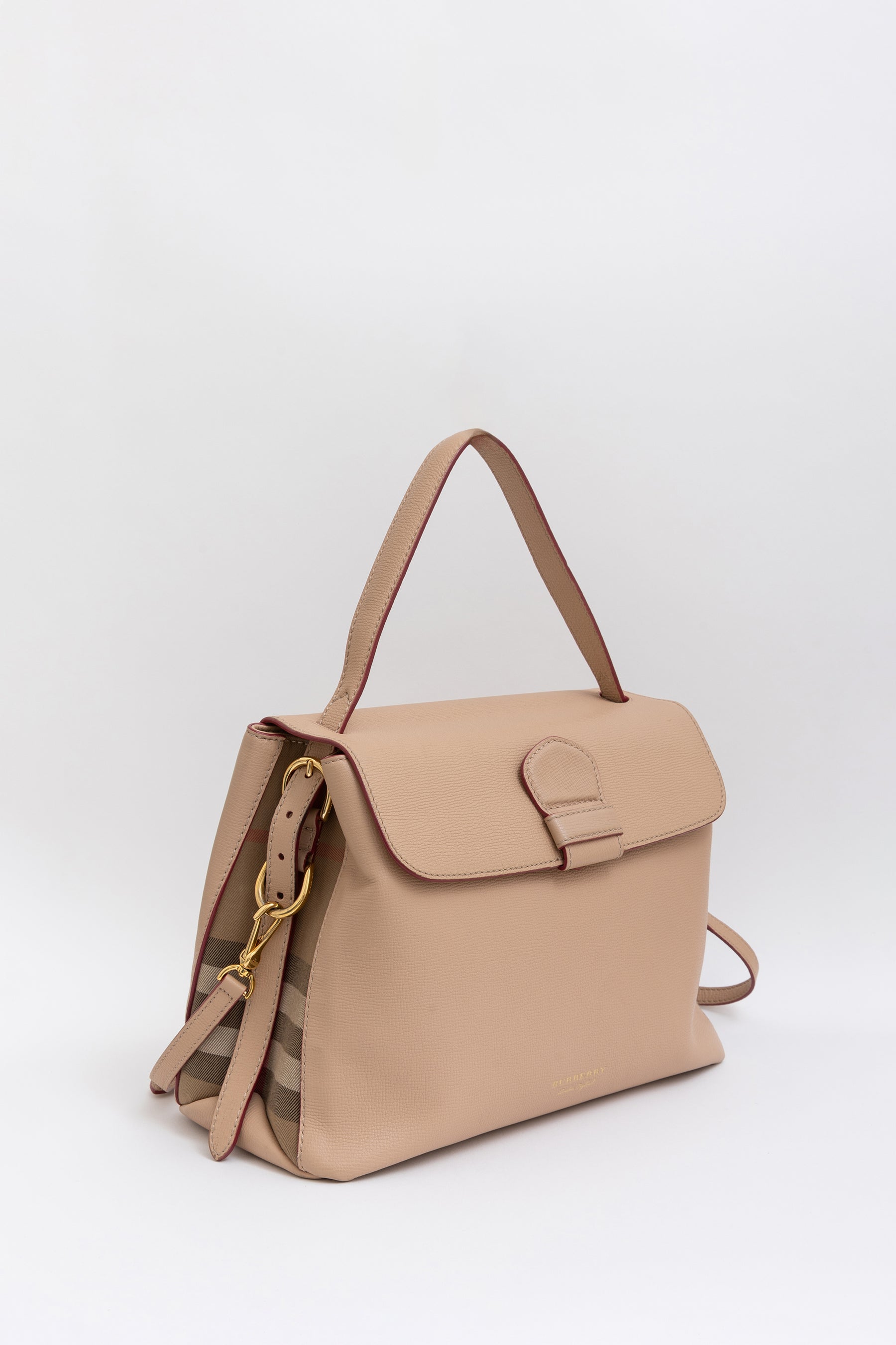 Camberley Leather Handbag Beige