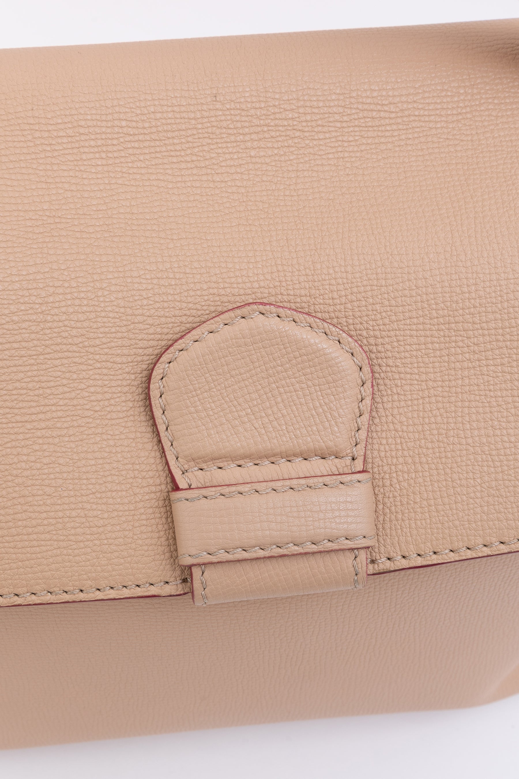 Camberley Leather Handbag Beige