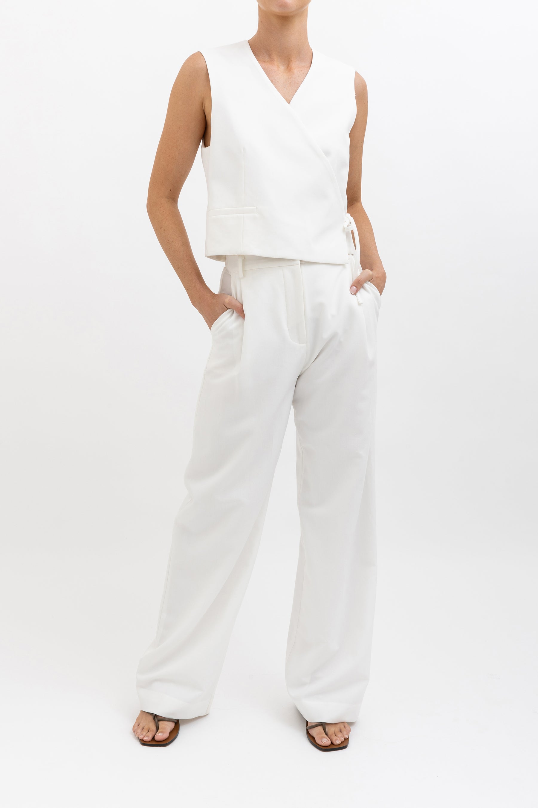 Vest Top and Pleated Trouser Set