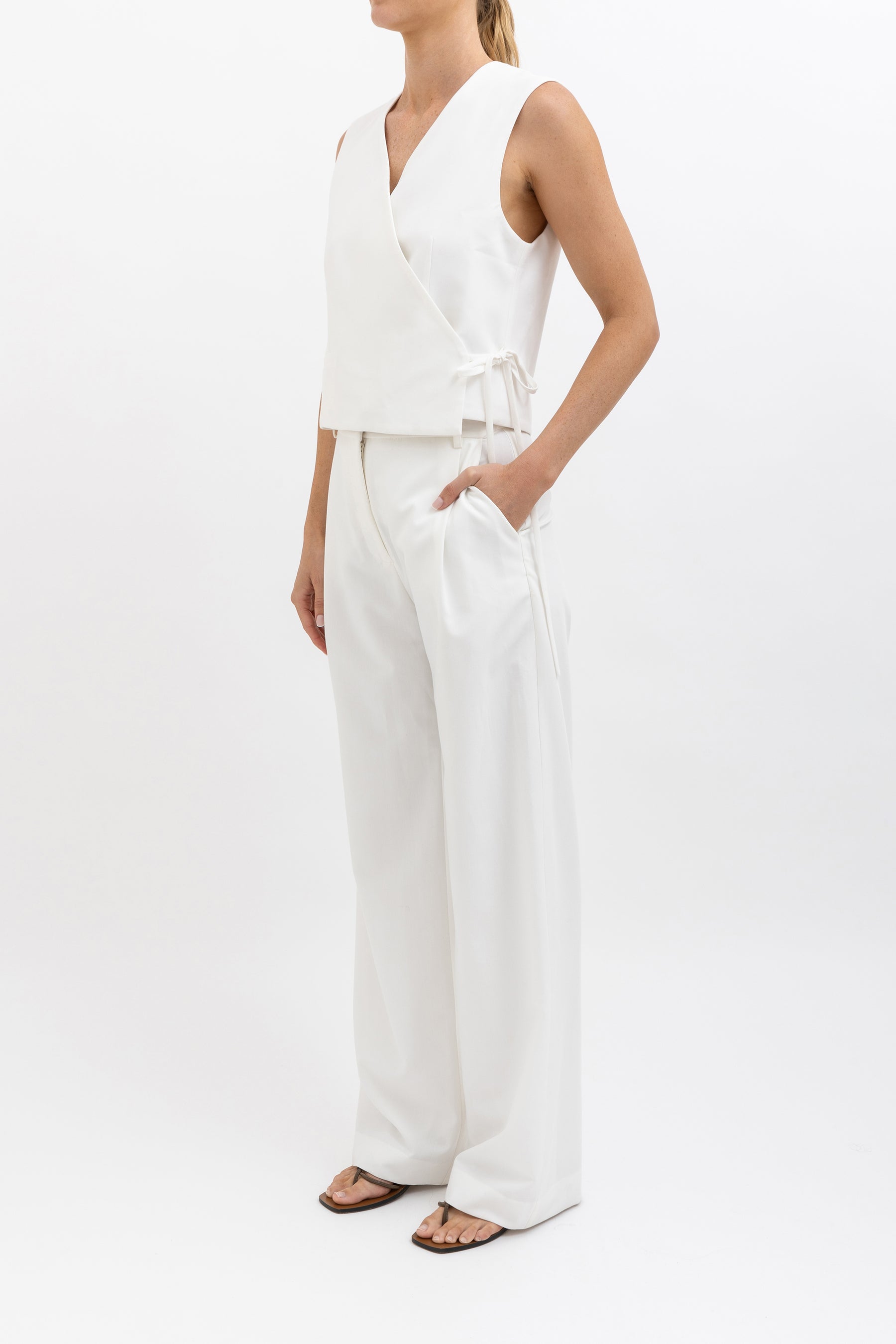 Vest Top and Pleated Trouser Set