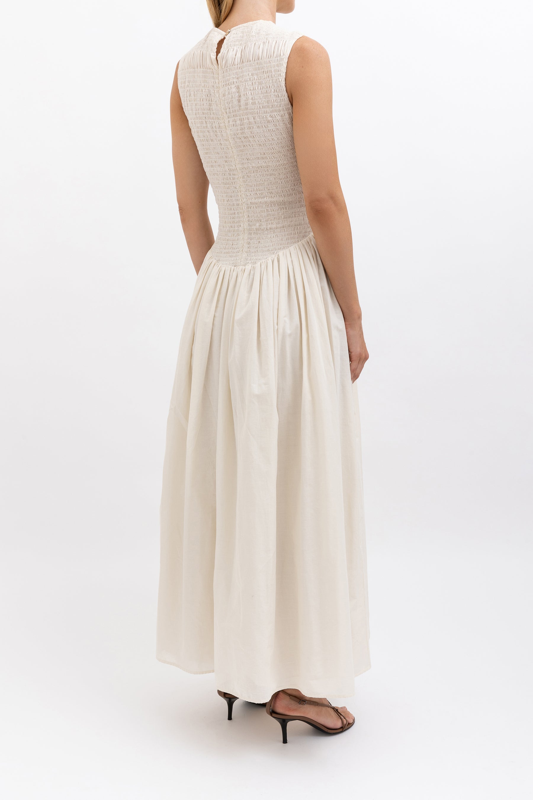 Ruched Bodice Maxi Dress