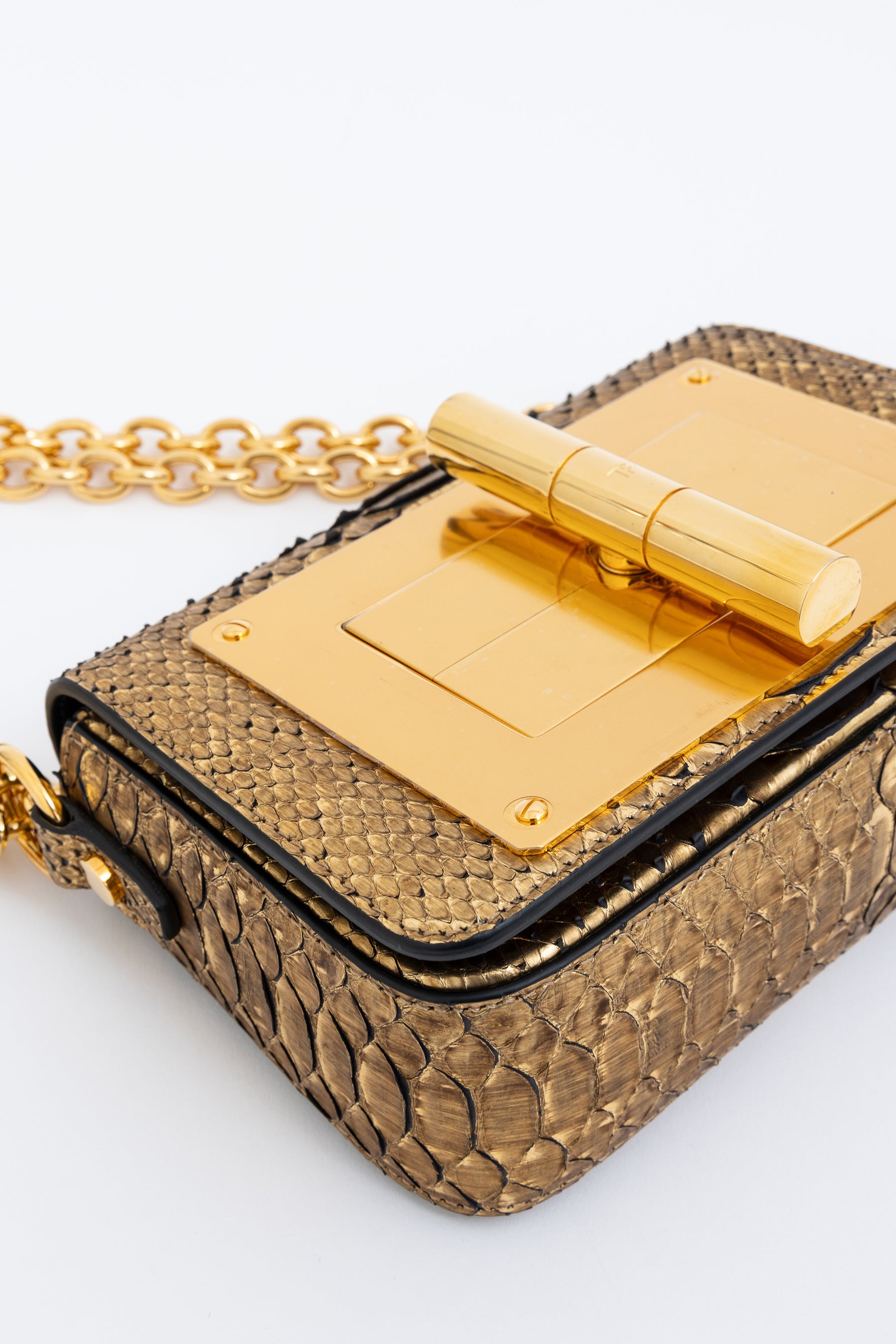 Python Print Chain Shoulder Bag