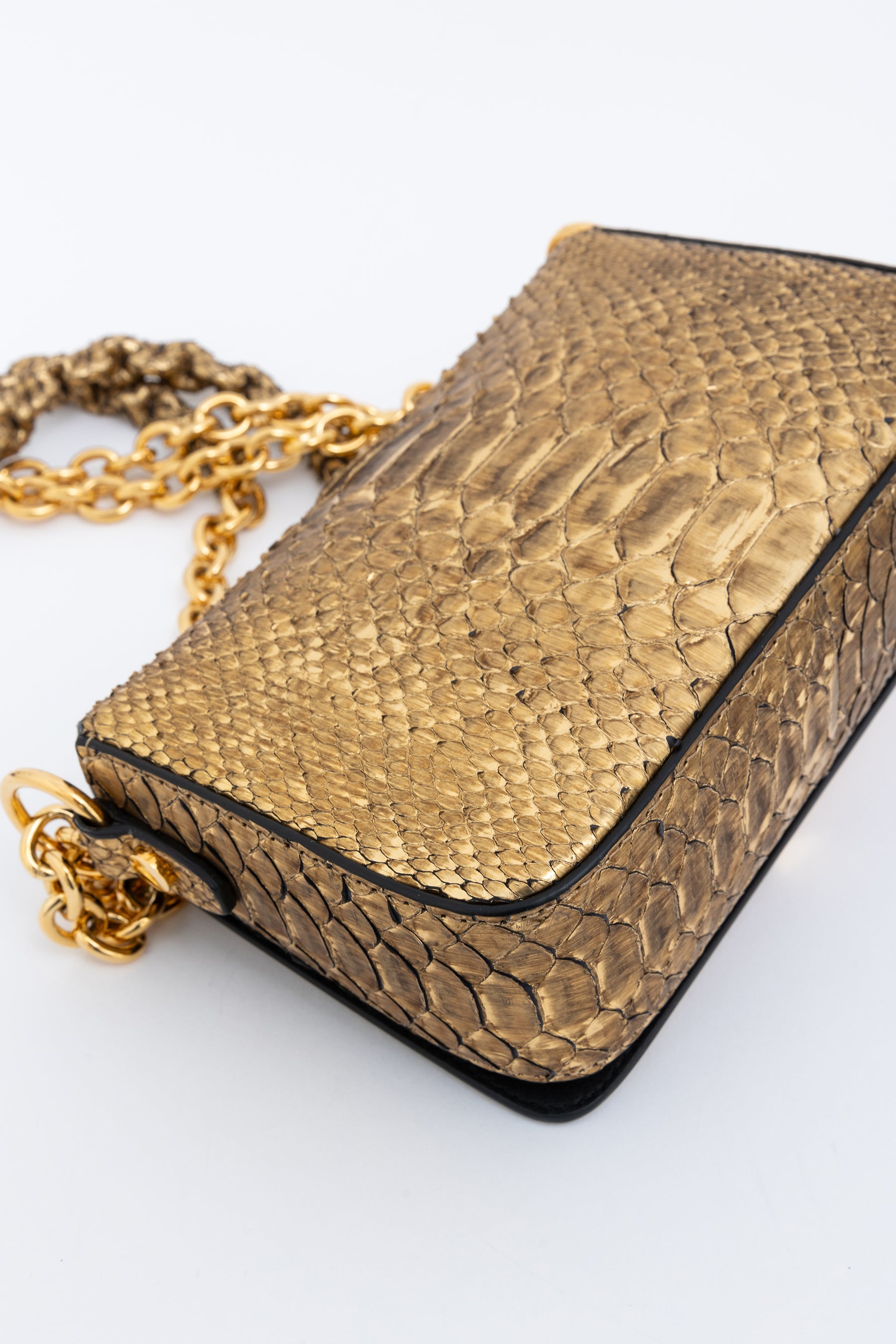 Python Print Chain Shoulder Bag