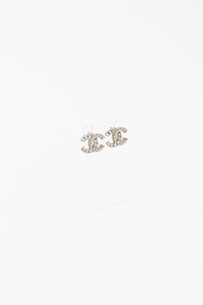 Crystal Logo CC Earrings