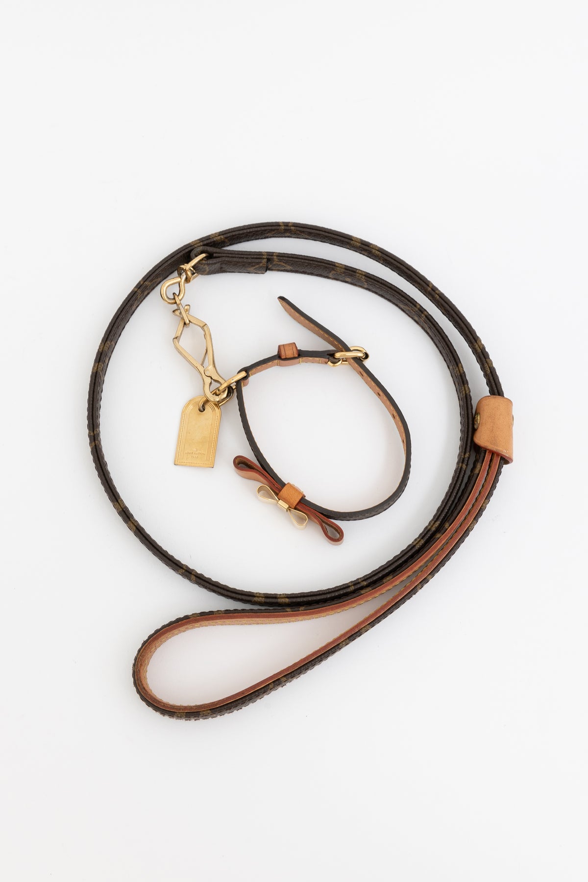 Monogram Leash and Collar Set