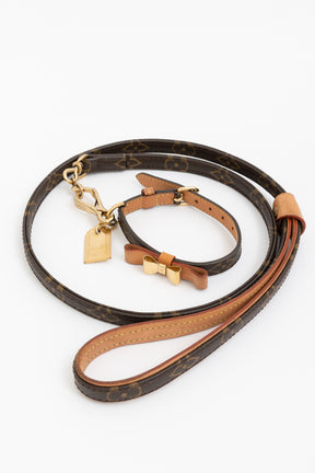 Monogram Leash and Collar Set